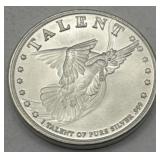 (KK) Silver 1 oz Round Coin Talent