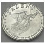(KK) Silver 1 oz Round Coin Talent