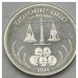 (KK) Silver 1 oz Round Coin 1974 Universaro