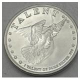(KK) Silver 1 oz Round Coin Talent