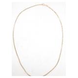 (S) 14K Yellow Gold Chain