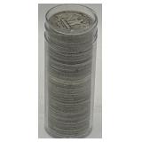 (KK) 40 Silver Washington Quarter Dollar Coins