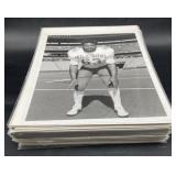 (J) Vintage football photos pkus intimidator bio