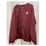 (A) Nike Indiana University Large Pullover Jacket