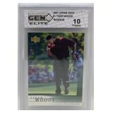 (DD) Graded Tiger Woods 2001 Rookie Upper Deck