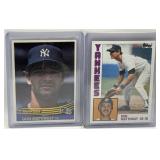 (Y) 2 Don Mattingly Baseball Rookie Cards