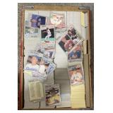 (Z) Sports assorted collectible cards and wooden