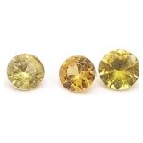 (HI) Three Topaz Genstones
