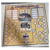 (E) NBA finals 24x24 playoff brackets with team