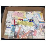 (QR) Sports assorted collector ticket stubs