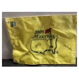 (J) 2005 Masters golf flag signed Tom Watson