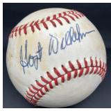(J) Hoyt Wilhelm signed baseball not