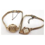 (JK) Rolled Gold Plate Wrist Watches