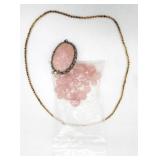 (PQ) Two Sterling Silver Necklaces