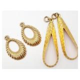(AB) 14K Yellow Gold Earring Jackets