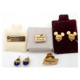 (E) Gold Filled Earrings and Pins