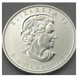 (KK) Silver 1 oz Canada Maple Leaf Coin