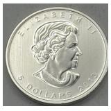 (KK) Silver 1 oz Canada Maple Leaf Coin