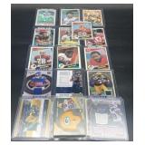 (RS) Football rookies and patch collectors cards
