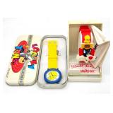 (E) Two Armitron Looney Tunes Tweety Watches w Box