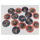 1987 7-11 Slurpee Cubs & White Sox Coin Set