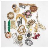(ZA) 24 Brooches and Pins