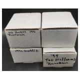 (D) Sports assorted collectable cards 4 boxes