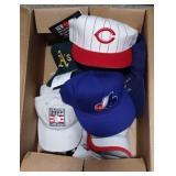 (D) Sports assorted collectable hats and more
