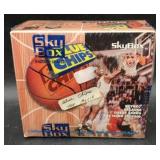 (D) Skybox basketball 1994 blue chip sealed box