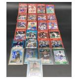(R) Baseball signed collectors cards 25 total not