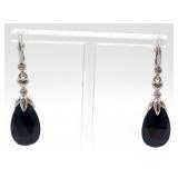 (AB) Judith Ripka Sterling CZ Earrings