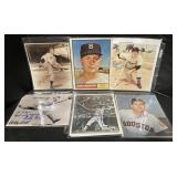 (D) Baseball signed 8x10 photos 12 total not