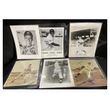 (D) Baseball signed 8x10 photos 12 total not