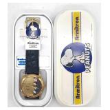 (E) Vtg Armitron Peanuts Snoopy Watch W Box