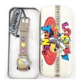 (E) Armitron Tweety Bird Looney Tunes Wristwatch