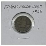 (DY) 1858 Flying Eagle One Cent Coin