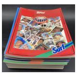 (J) Topps baseball cards illustrated books