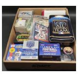 (D) Sports assorted collectable cards and more