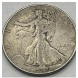 (JJ) Silver 1945 Walking Liberty Half Dollar