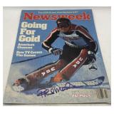 (II) Autograph Signature Phil Maher Olympic Snow