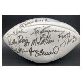 (J) Signed Wilson football Bart Star and others