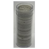 (KK) 40 Silver Washington Quarter Dollar Coins