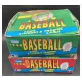 (Y) Fleer baseball 1990 Rak PAC 24 packs per box