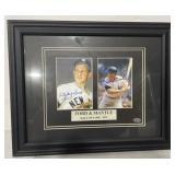 (D) Whitey Ford and Mickey Mantle photo 12x15 not