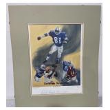 (D) Dick "Night Train " signed Detroit Lion print