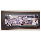 (D) Don Mattingly 20x42 framed print by photo