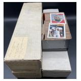 (Z) Assorted sports cards 4 boxes