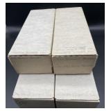 (Z) Assorted sports cards 4 boxes