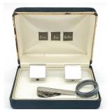 (KC) Mens Ring, Cufflinks & Tie Clip