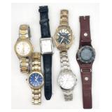 (HI) Six Mens Wrist Watches
